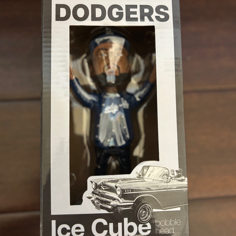 Dodgers ice cube bobble head
